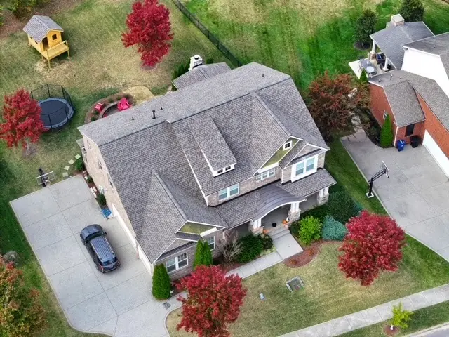 Ranch home with a new shingle roof and skylights, Middle Tennessee