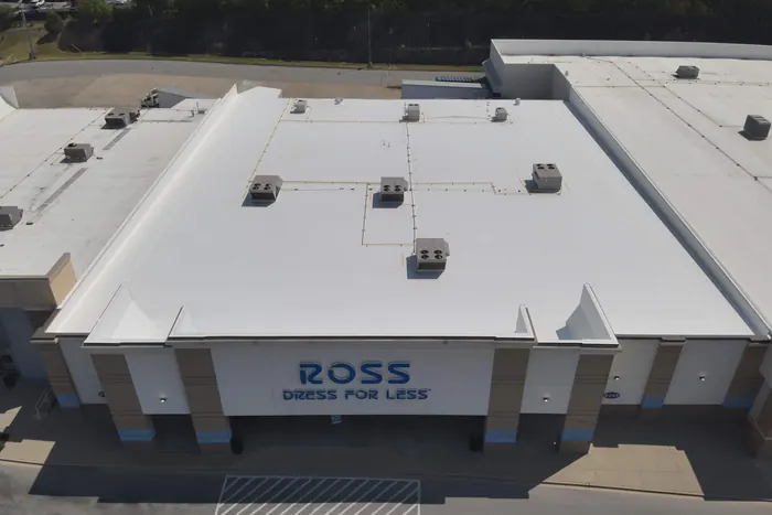 Ross — Carlisle SynTec mechanically fastened 60-mil TPO roof installed by Three Stone in Middle Tennessee