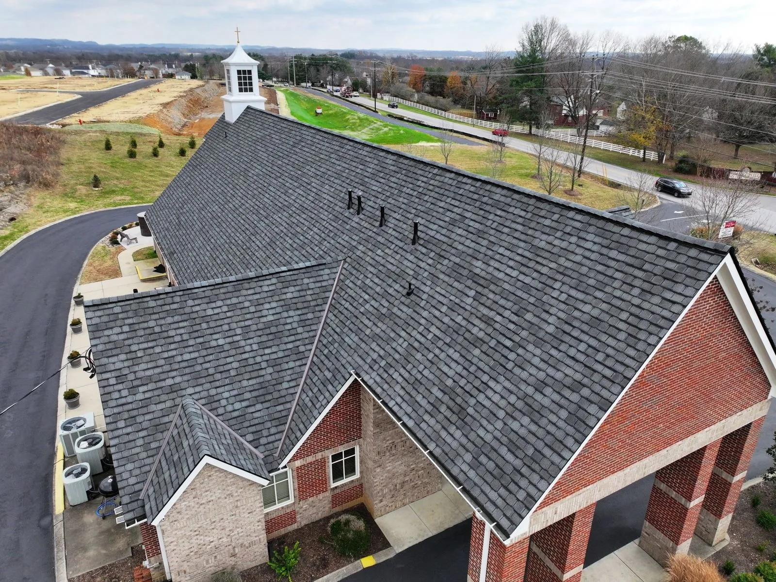 Residential roofing project by Three Stone in Franklin, Tennessee