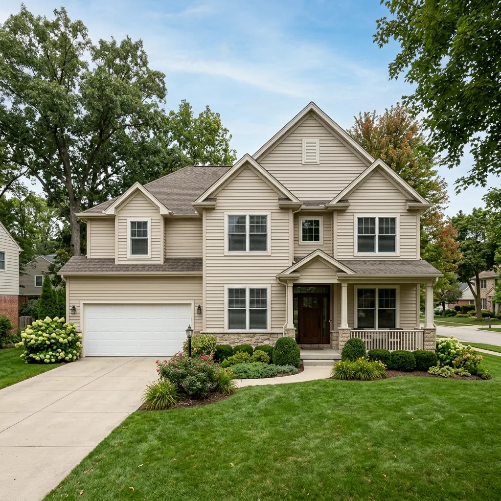 Norandex vinyl siding installed on a Nashville area home